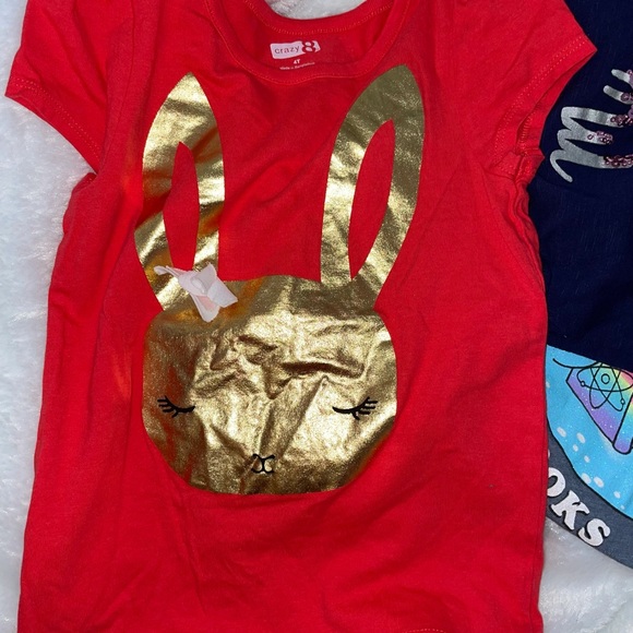 Toddler girl shirts lot of 4 size 4 4T - Picture 4 of 5